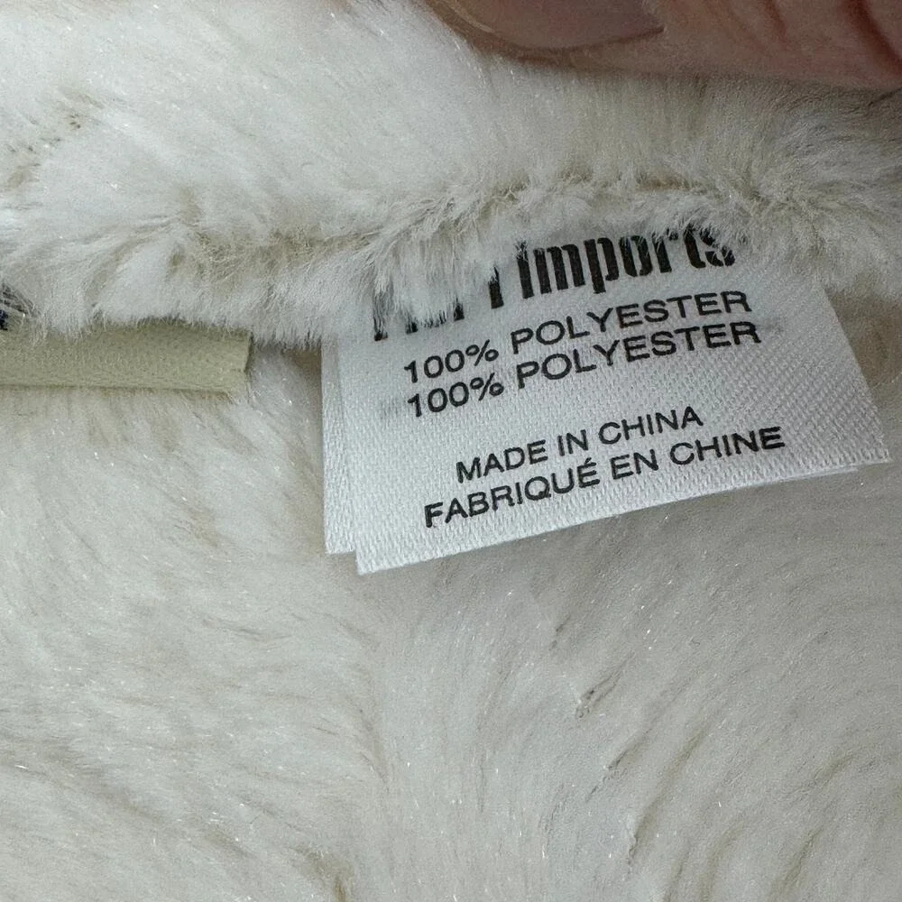 Pier 1 Imports Faux Fur Swirl Throw‎